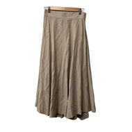 Ebure Skirt Size 3 beige Women Long linen Direct from Japan Secondhand