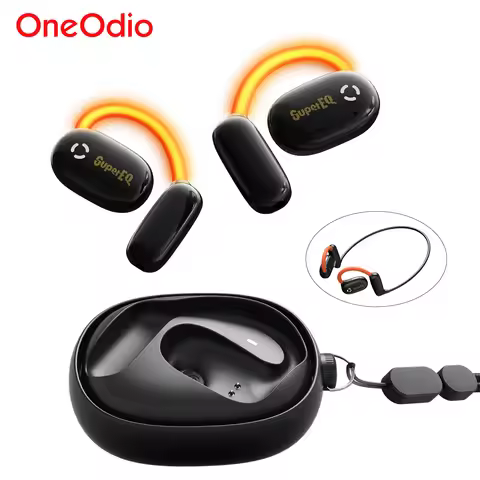 Oneodio SuperEQ D72 Open-Ear Earphones Wireless Bluetooth 5.4 Neckband Headphones IPX4 Air Conductio