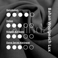 HOT DEALS Abaya Coquette Gamis Abaya Turkey Embroidery Coquette Woolpeach Lux Material