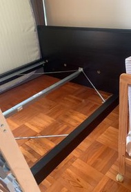 二手 二手傢俬 二手床 雙人床 支架床 ikea 6尺雙人床 ikea 6尺床 82.5*77.5*39.5吋 (床褥尺寸78*71吋) #2208310,原價$3730,現售$1500
