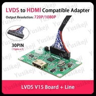 LVDS to HDMI Adapter Board LVDS to HDMI Output Supports Multiple Resolution Standards 720P 1080P