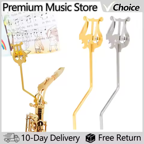 Alto Saxophone Music Stand Portable Metal Music Stand Lightweight Saxophone Sheet Music Holder Woodw
