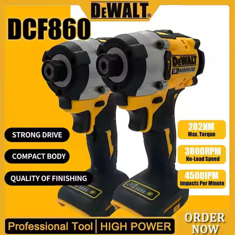 DEWALT DCF860 Cordless Compact Drill / Driver 20V Brushless Electric Drill Screwdriver Rechargeable