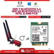 Intel Wi-Fi 6E AX210, Intel Qualcomm QCN865, Intel Qualcomm QCNCM865 with 10dBi Antenna Wifiheatsink