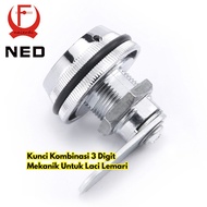 Combination Lock 3 For BR219 Mechanical Digit Drawer Cabinet