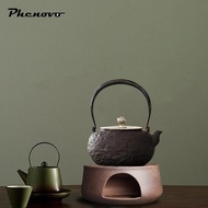 [Phenovo] Teapot Warmer Holder Teapot Warmer Tea Warmer Insulation Base Tea Pot Heater for Milk Camp