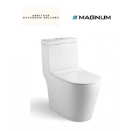 Magnum 935 One-Piece Toilet Bowl With Turbo Tornado Flushing