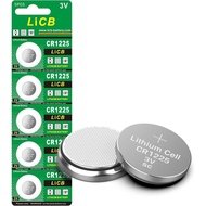 LiCB CR1225 Battery,Long-Lasting & High Capacity CR1225 Lithium Batteries,3 Volt Coin & Button Cell 