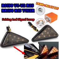 Fairing Led Signal Lamp RS150 V1-V2 R25 RR150 R15 ZX150 FZ150 Y15ZR Light Side Depan Tepi Kepuk Cover Set RS-150