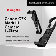 [KingMa] L-Plate Bracket | Holder for Canon G7X Mark III Camera - Compatible For Canon G7X Mark III 