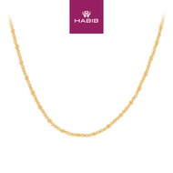 HABIB Oro Italia 916 Yellow Gold Necklace GC32660325 (22K Gold)