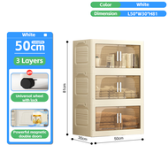 Boxshark (50-60CM)Stackable Storage box Cabinet storage Foldable box storage Organizer Box 收納櫃