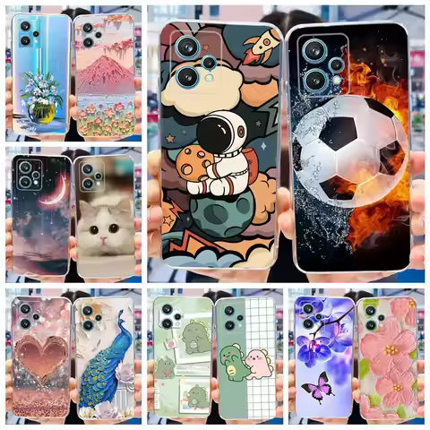 For Realme 9 Pro Plus Case New Fashion Painted Cover Clear Silicone Phone Case For Realme 9i Realme9