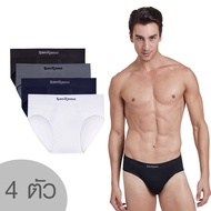 [ คุ้ม 4 ตัว ] Sanremo Brief แซนรีโม กางเกงในชาย กางเกงในผู้ชาย นุ่ม กระชับ ยืดหยุ่นคืนตัวดีมาก ใส่ส