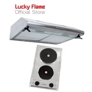 ชุดเครื่องดูดควันและเตาไฟฟ้า L LUCKY FLAME SR-60-S + BH-35