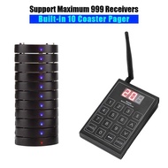 Wireless Calling System Restaurant Mesin Antrian 20 Pager