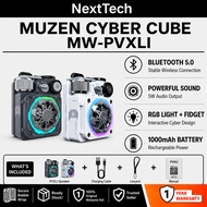 Muzen Cybercube Premium Version MW-PVXLI Blueetooth Speaker - Grey / White