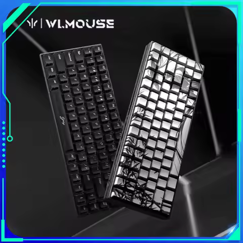 WLMouse Ying75 Magnetic Switch Keyboard Wired Gaming Mechanical Keyboard 8000Hz RT0.005mm Low Delay 
