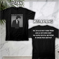 PL OFFC Sombr Back To Friends T-Shirt, Back of the Writing of the Songs
