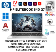 HP EliteBook 840 G7 Intel Core i5 10th Gen 14" FHD Win 11 Up to 32GB RAM 1TB SSD BUSINESS EDITING (U