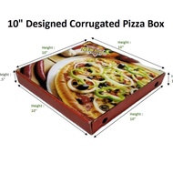 10Inch Pizza Box / Printed Pizza Box (1pc)