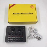 Sound Card Live audio USB External soundcard mixer audio mini