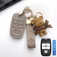 KIA leather car key holder is suitable for k3 /k2/k4/k5/smart running kx3/ kx5/Sorrento/ kx cross/Ka