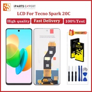IPARTSEXPERT 6.6'' LCD For Tecno Spark 20C BG7n Display Touch Screen Digiziter Assembly For Tecno Sp
