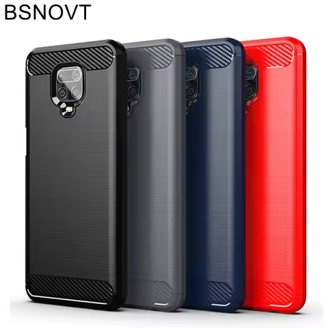 Shockproof Carbon Fiber Cover For Redmi Note 9S Case Redmi Note 9S 9 Pro 8T 7A 8A 9A Silicone Back C