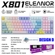 คีย์บอร์ดเกมมิ่ง NUBWO X801 X802 X803 X804 X806 ELEANOR Mechanical Keyboard [ Blue Switch / Red Swit