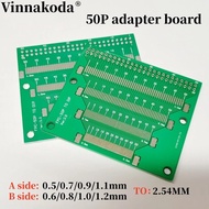 1Pcs Papan Pemindahan FPC/FFC 8 Jenis Jarak 0.5/0.7/0.9/1.1MM 50P TO DIP 2.54MM 0.6/0.8/1.0/1.2MM Pa