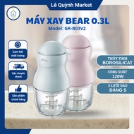 Bear Food Blender 0.3L GR-B03V2 120W Capacity Stable Operation, Puree Food - Le Quynh Market