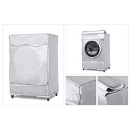 SEL Silver Washing Machine Cover Waterproof washer Cover for Front Load Washer/Dryer