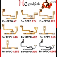New For OPPO A7 A7x AX7 A1k A12 A15 A15s A16 16s Volume Button Power Switch On Off Key Ribbon Flex C