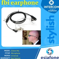 JM20 Headset Earphone FBI Style untuk HT Walkie Talkie
