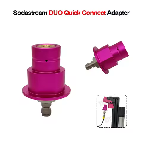 Quick Connect Connector For SodaStream Terra Art DUO Pink Soda Club to External CO2 Tank Adapter Sod