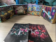 韓國 魷魚遊戲 人仔積木 123木頭人 糖餅遊戲 Made in China (sold)