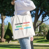 CUSTOM DESIGN TOTEBAG CUSTOM DESIGN TOTE BAG/ 1 DAY ANNIVERSARY