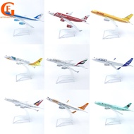 Diecast Metal Aircraft Model Airbus A320/A380 Boeing 737/747 Simulation Plane Models Toy Ornament Gi