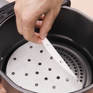 其他品牌 - (100張) 氣炸鍋紙9寸（直徑23cm）多功能/ 防黏/防油墊紙 -氣炸鍋/微波爐/焗爐/蒸籠 圓形烘焙紙/蒸鍋/食品專用/牛油紙/有孔/蛋糕/