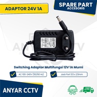 24V - 1A ADAPTOR || SWITCHING ADAPTOR 24 VOLT - 1 AMPER
