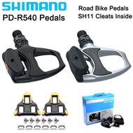 SHIMANO SPD-SL PD-R540 Bike Pedals Bicycle Platform Pedals SPD-SL System Professional Cycling Bike Road Pedals Includes SH11 Cleat