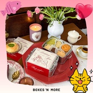 WISHING YOU cake box made of tin with snap lid, super luxurious, cookie box, pineapple cake box, nou