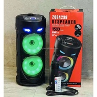 ZQS-4239/ZQS4239 Wireless Portable Bluetooth Speaker With Led Light With Mic[4 inch x 2 speaker]