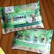 Repack 1 kg Kawan natural Pine Wood Pet Litter - Woodplelet Pine Wood Cat Litter