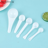 <TBSG>   10Pcs 1g 3g 5g 10g Measuring Plastic Scoop Measuring Spoons Milk Powder Spoons .