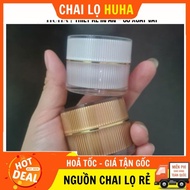 [COMBO of 3 PCS] RC Striped Cosmetic Jar 5g 10g 20g | Face Cream Jar, Mini Skin Cream