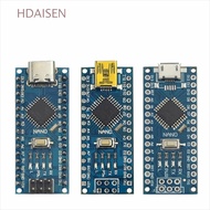 HDAISEN Nano 3.0 Controller, CH340 Type-C USB Arduino Compatible, Compatible Micro USB Mini USB CH34