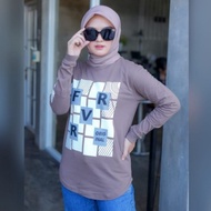 ORIGINAL 24S PANJANG WANITA KAOS JUMBO KAOS ZOLAQU BAHAN LENGAN TEBAL&amp;