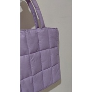 Preloved mks pillow bag/ mks emma lilac totebag